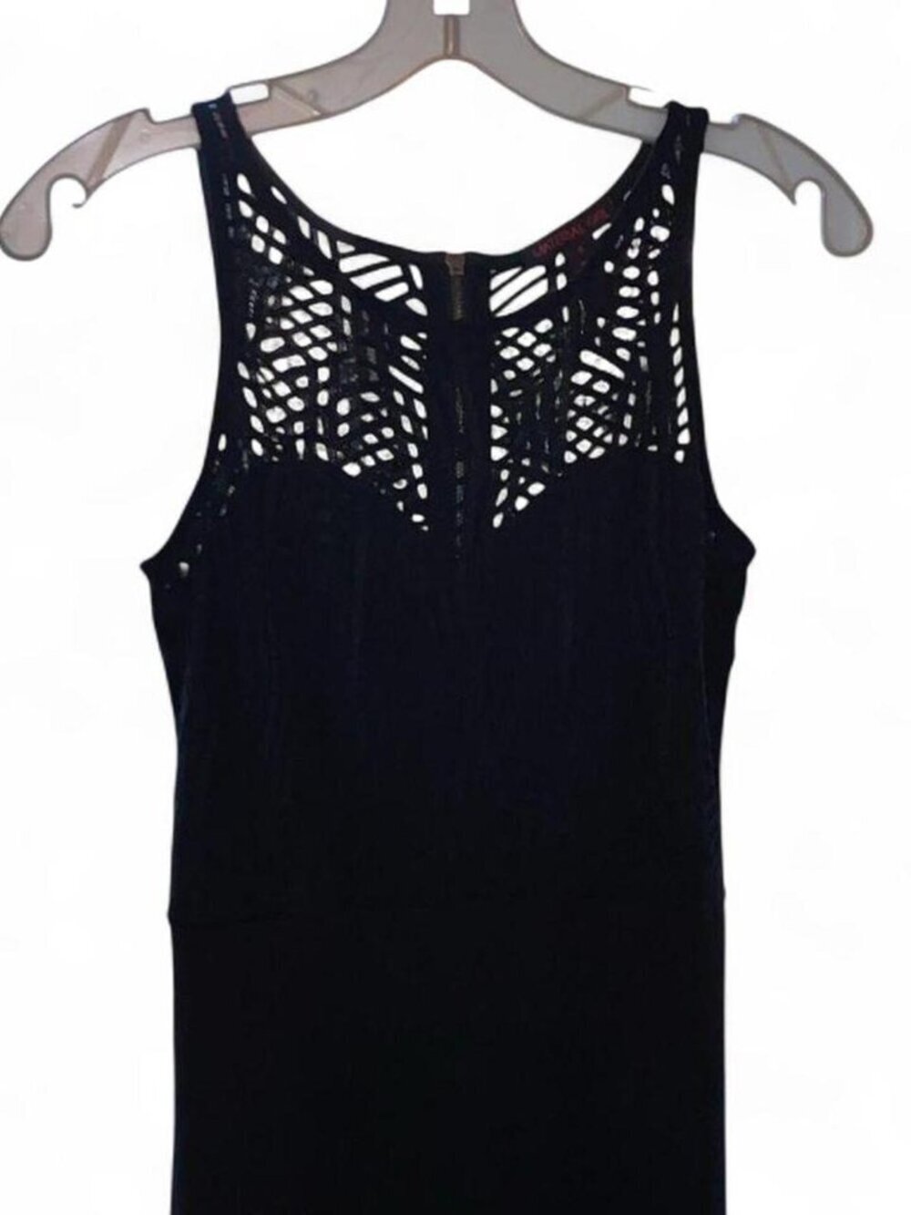 Material Girl Sexy lace dress with high slit